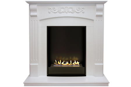 Биокамин в портале Firezo Sorrento Белый дуб