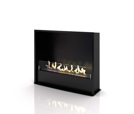 Биокамин в мраморном портале Firezo Boschetto